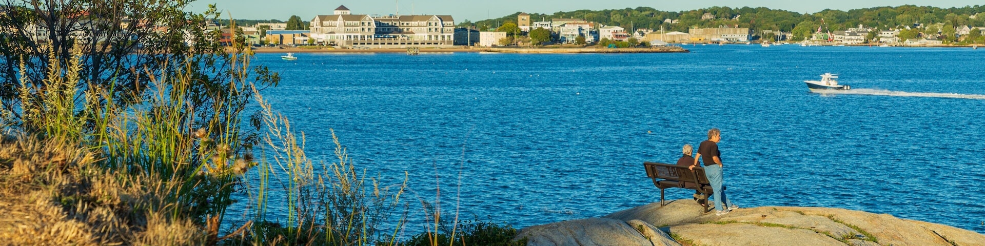 Stage Fort Park which includes general coastal views as well as a couple