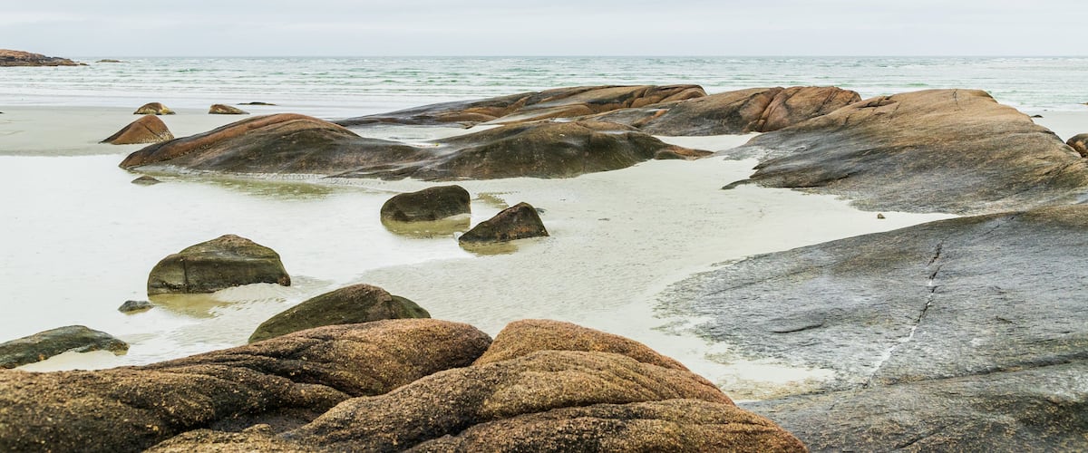 Wingaersheek Beach which includes rugged coastline and general coastal views