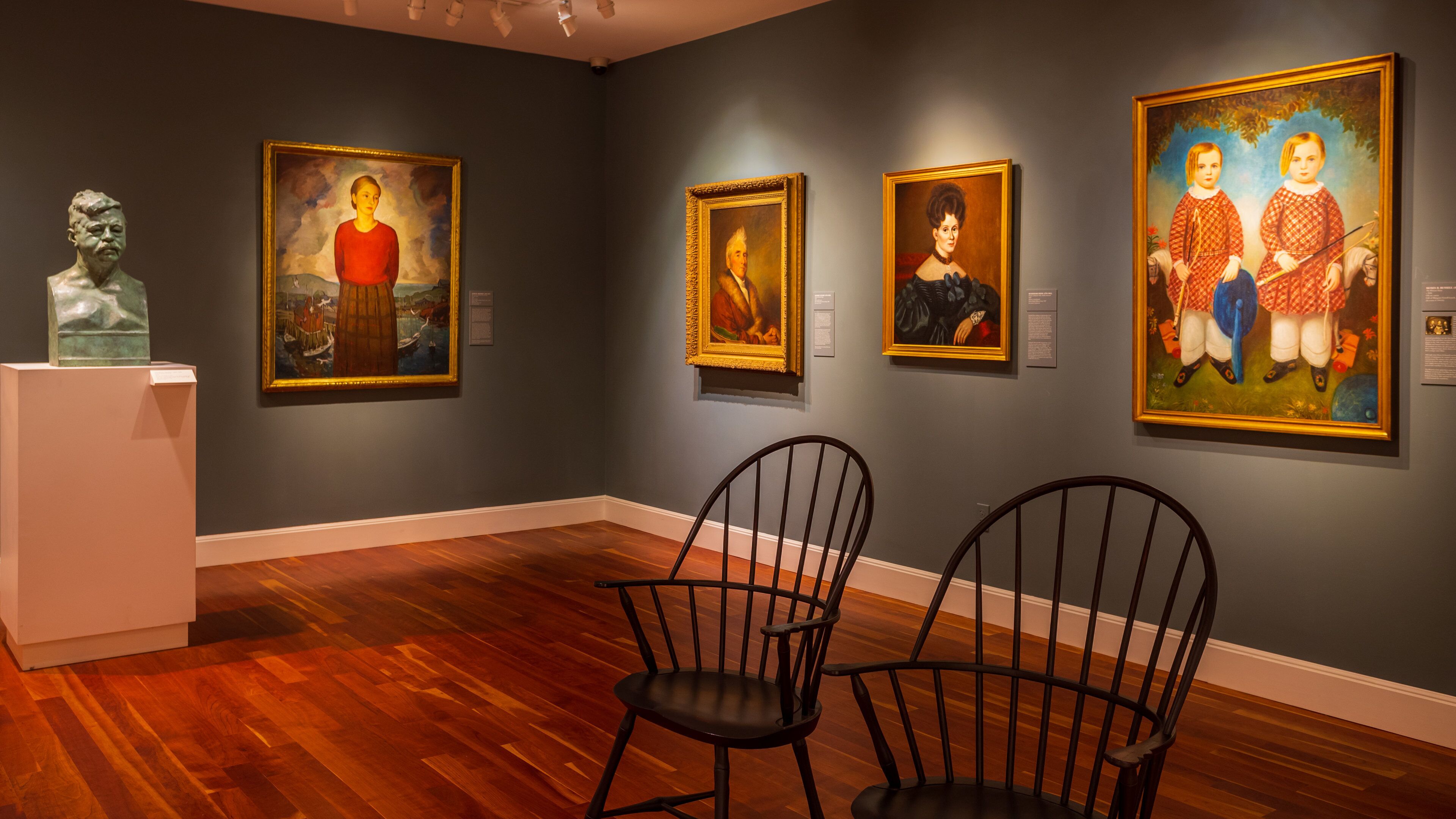 Cape Ann Museum featuring art and interior views