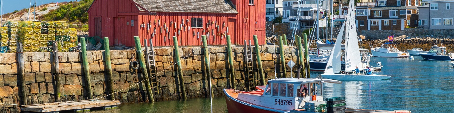 Motif No 1 featuring a bay or harbor