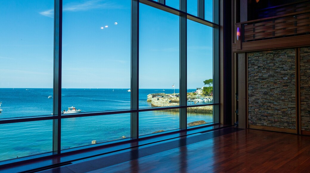 Shalin Liu Performance Center showing interior views and general coastal views