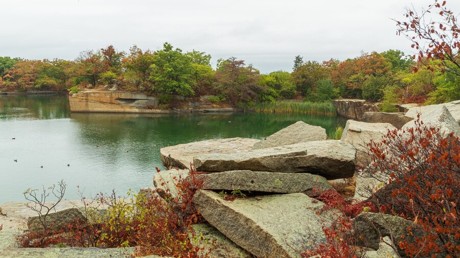 Halibut Point State Park which includes a lake or waterhole