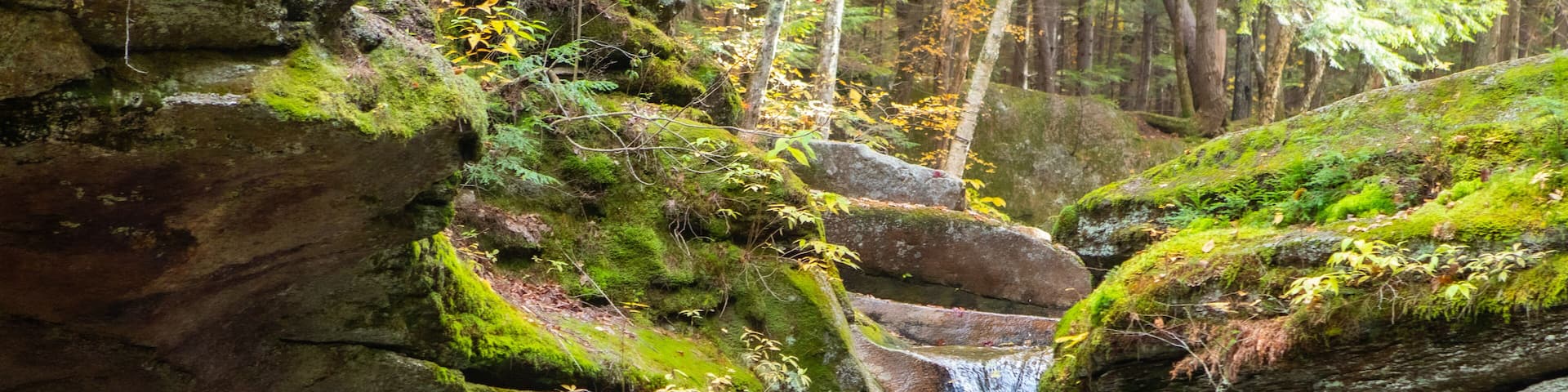 Sabbaday Falls Waterfall