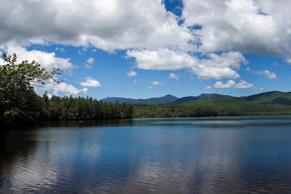 Beautiful area around Chocorua Lake and Mount Chocoru. This is a pano put together with 5 individual shots from Canon 80 at 20mm.
