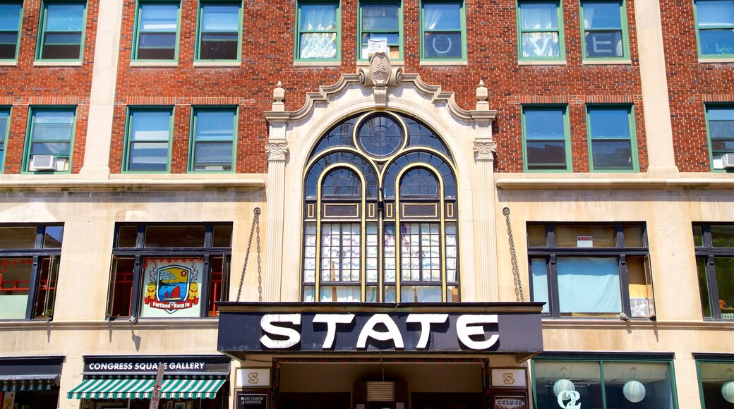 State Theatre which includes signage