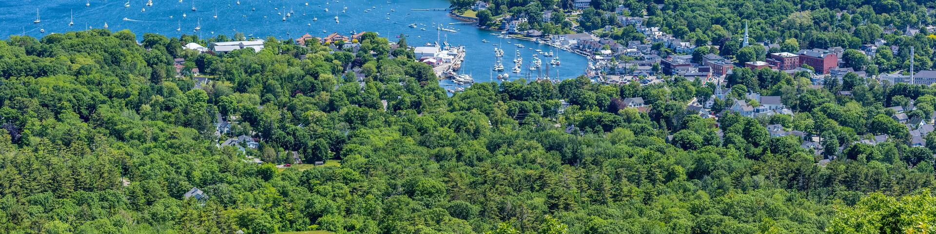 Camden Harbor from Mount Battie