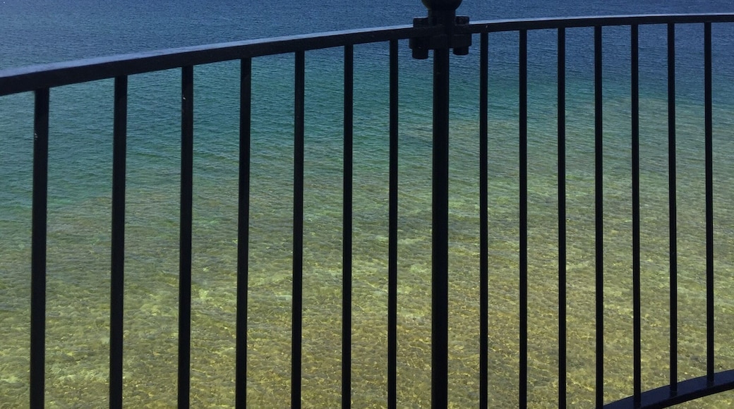 What A beautiful day to go see Lake Michigan from the top of the lighthouse. #Blue Travel Photo Contest