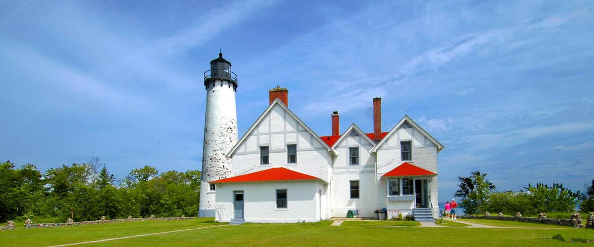 Point Iroquois Lighthouse Light Station in Hiawatha National Forest in Michigan’s Upper Peninsula. Created 07.15.24