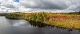 Autumn colors on Prong Pond - in the Moosehead Lake - Grenville area of Maine