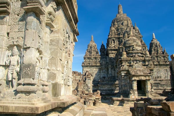 Yogyakarta mit einem Geschichtliches und historische Architektur