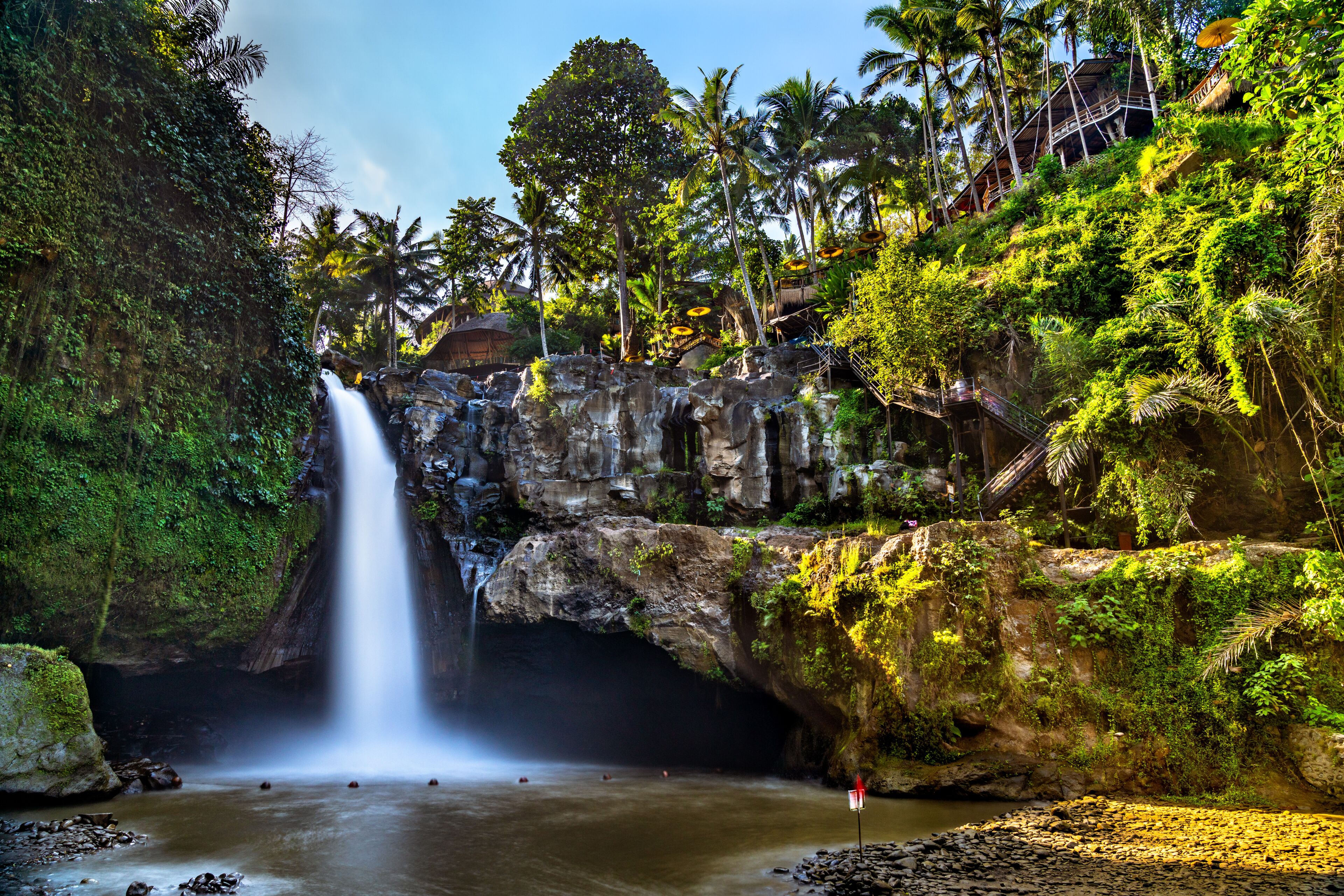 Tegenungan Waterfall near Ubud in Bali, Indonesia