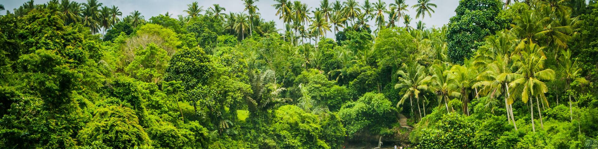 Amazing Tegenungan Waterfall near Ubud in Bali, Indonesia
