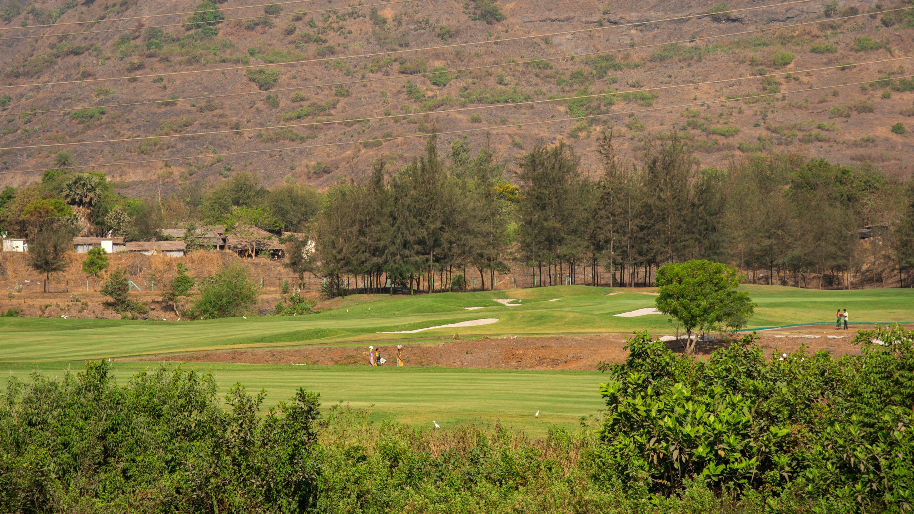 Kharghar Valley Golf Course which includes golf