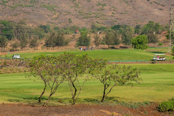 Kharghar Valley Golf Course which includes golf