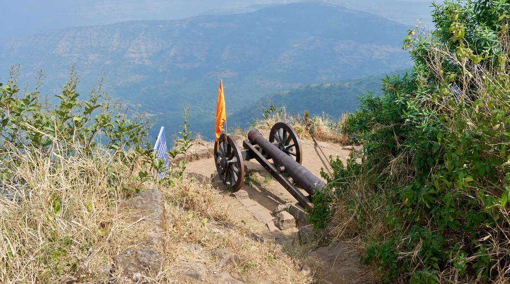 Cannon at Sinhagad Fort in Pune, Maharashtra, India