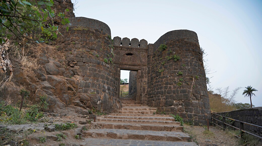 Pune Darwaja of Sinhagad Fort, located in Pune, Maharashtra, india