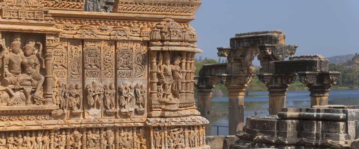 India, Rajasthan, Near Udaipur, Sas Bahu Temple