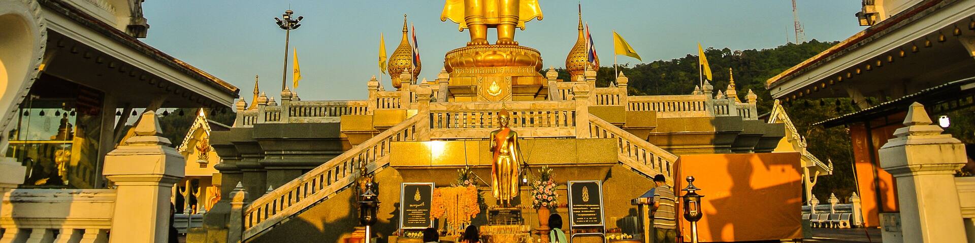 Phra Buddha Mongkol Maharaj standing Buddha in HatYai Songkla province Thailand