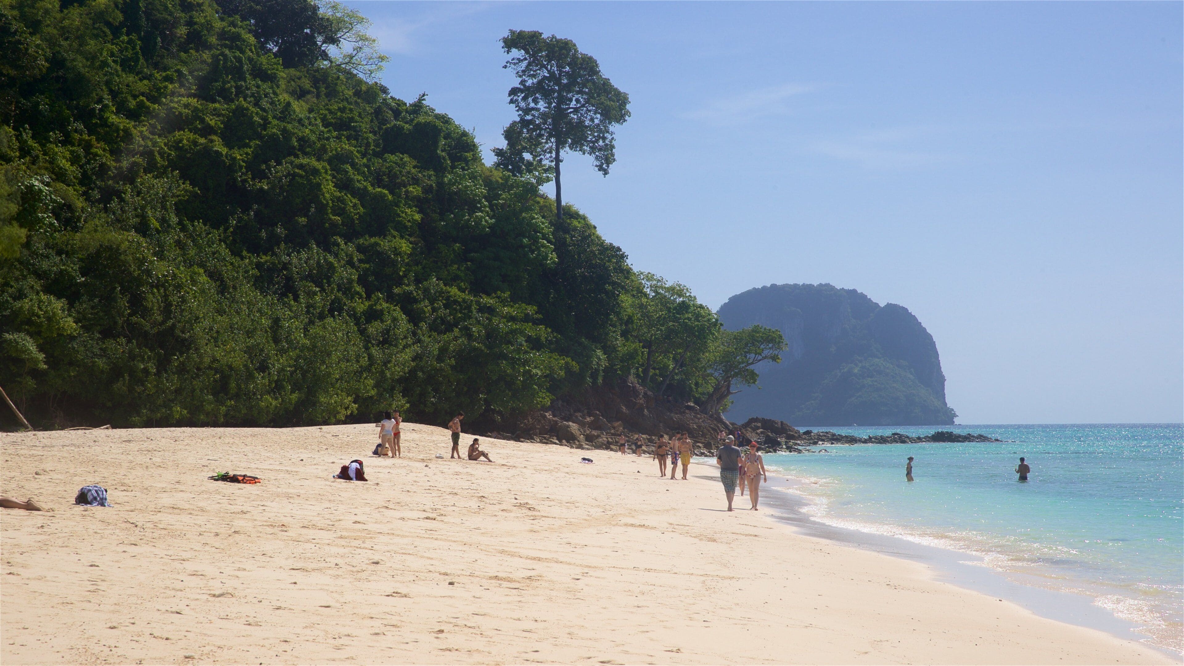Bamboo Island featuring tropical scenes, a beach and general coastal views