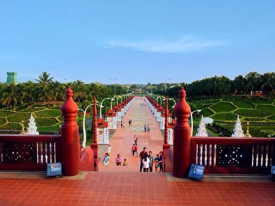 A view from the temple