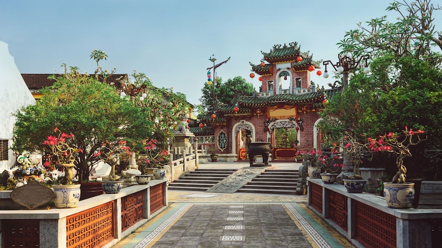 Fukian Assembly Hall or Phuc Kien in the Hoi An ancient town in Quang Nam Province of Vietnam.Vietnam,Hoi An, Unesco World Heritage Site. Hoi An is a popular tourist destination of Asia.