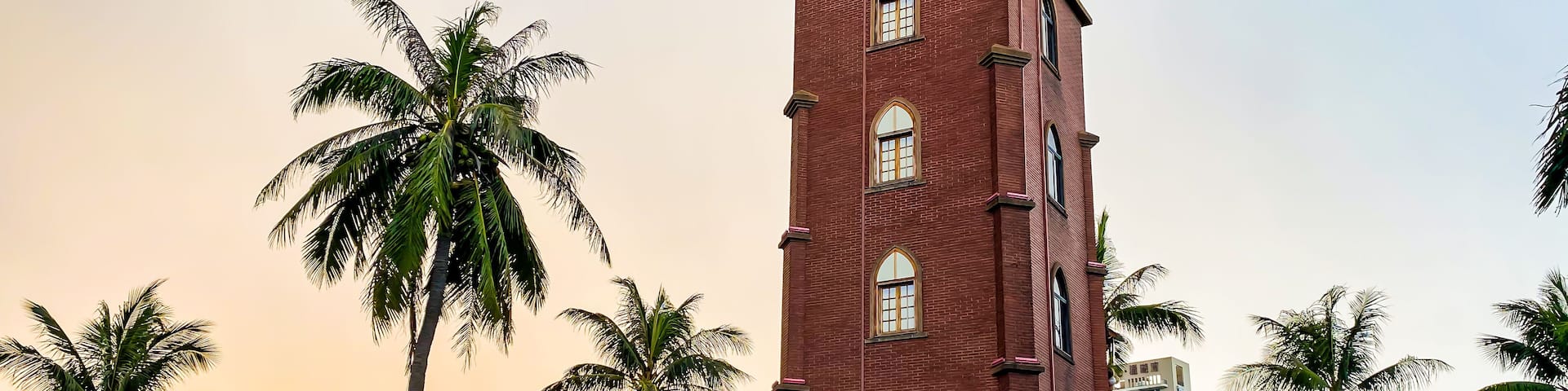Haikou Tourist Bell Tower, a landmark building in Hainan
