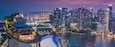 Marina Bay Hotel Skypark Skygarden Skybar at Singapore - Spaceship