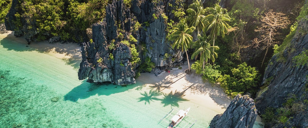 Palawan El Nido Entalula Island Beach Philippines