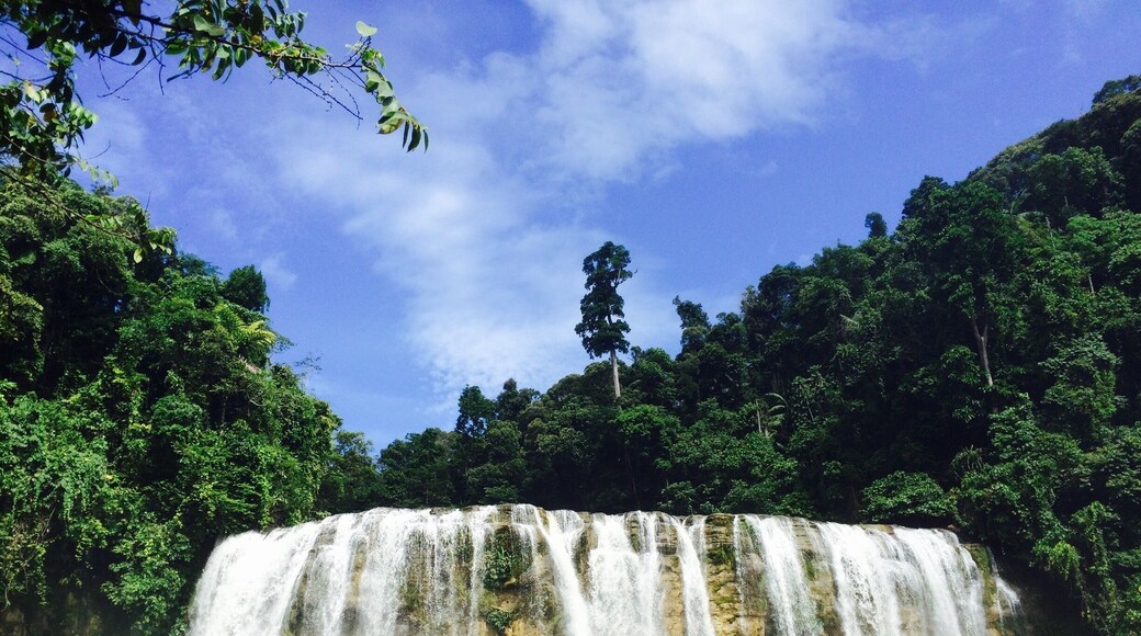 The famous Tinuy-an waterfalls located in Bislig.