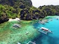 Awesome small lagoon in El Nido Palawan Philippines