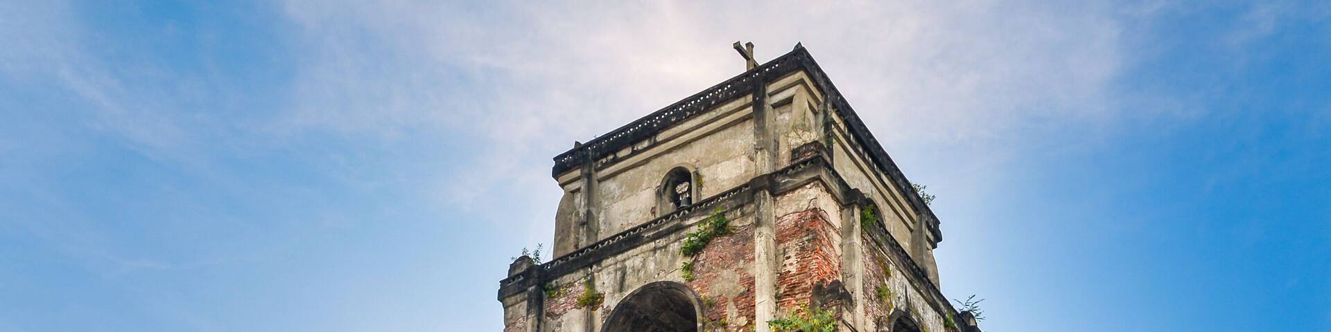 Sinking Bell Tower - Laoag City, Ilocos Norte, Philippines, Shutterstock ID 193154504, Purchase Order: SP-1847, Order Number: SP-1847 Expedia.com, Client/Licensee: Expedia Media Solutions, Other: Davi