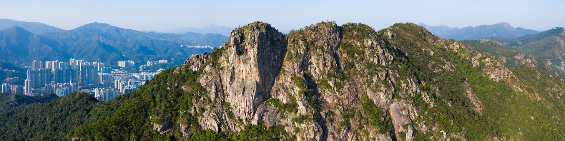Lion rock mountain, panoramic shot