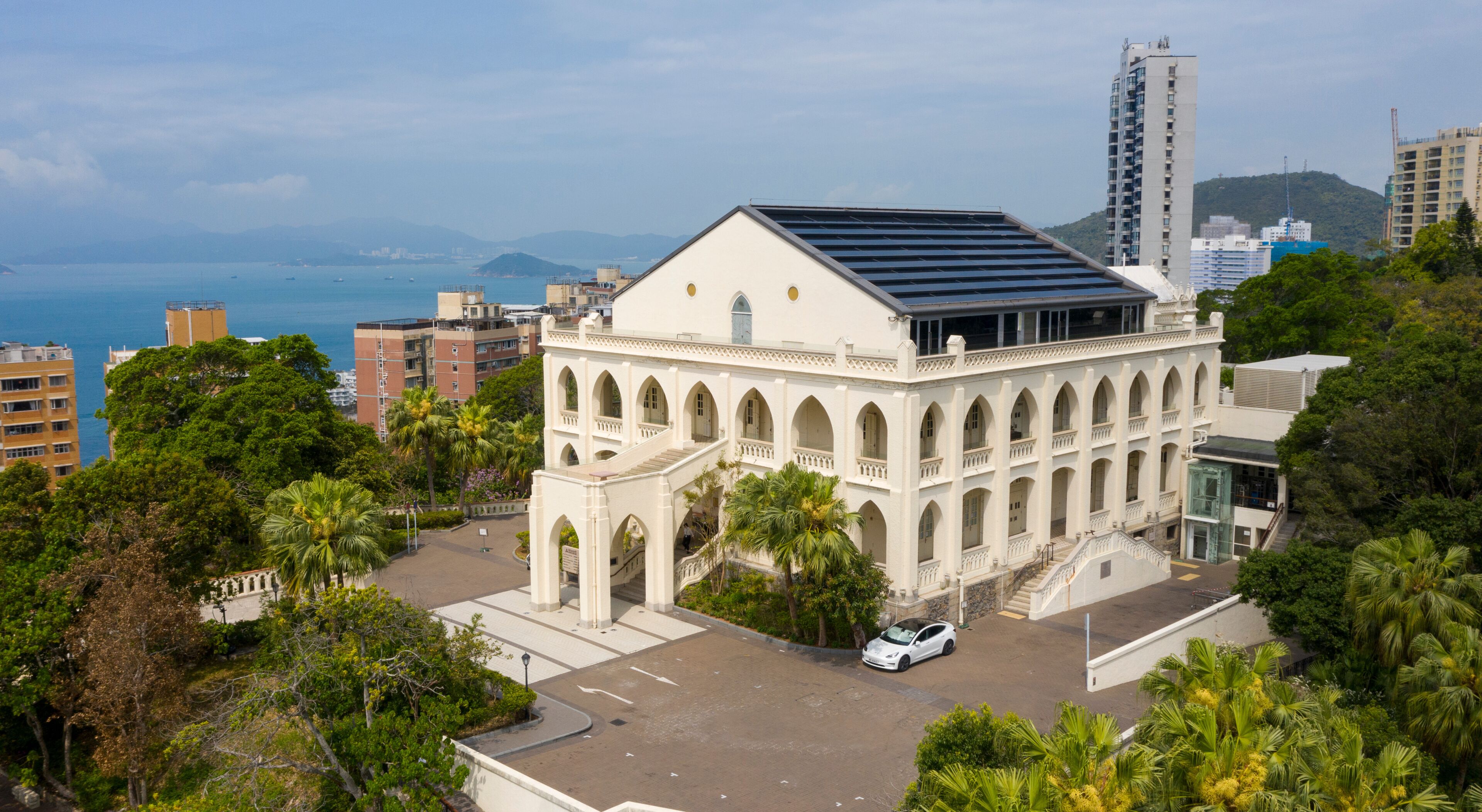 2021 Mar 19,Hong Kong.Béthanie is a historic building complex located in Pok Fu Lam, in Hong Kong built in 1875 as a sanatorium by the Paris Foreign Missions 
