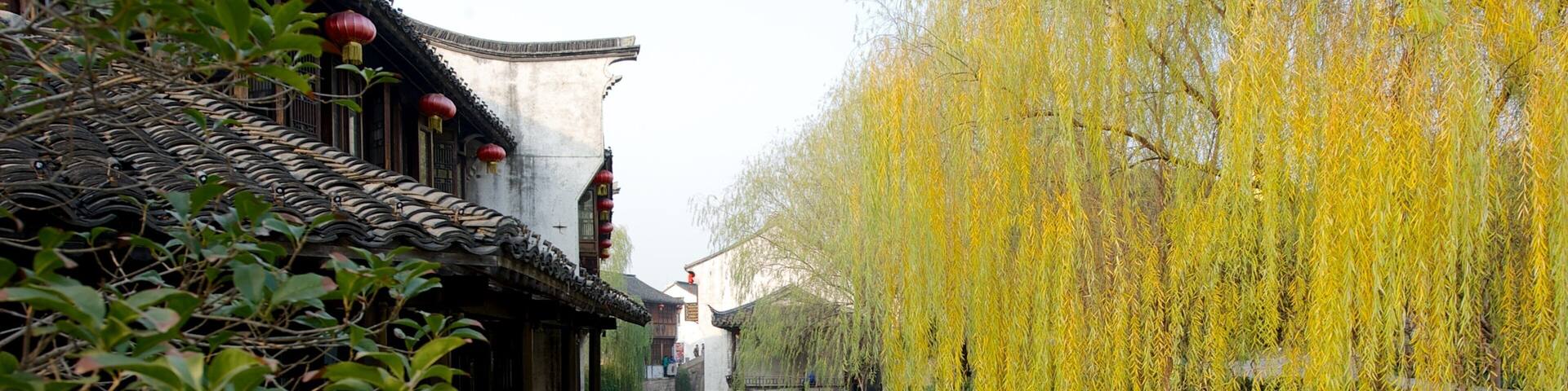 Jiaxing featuring a river or creek