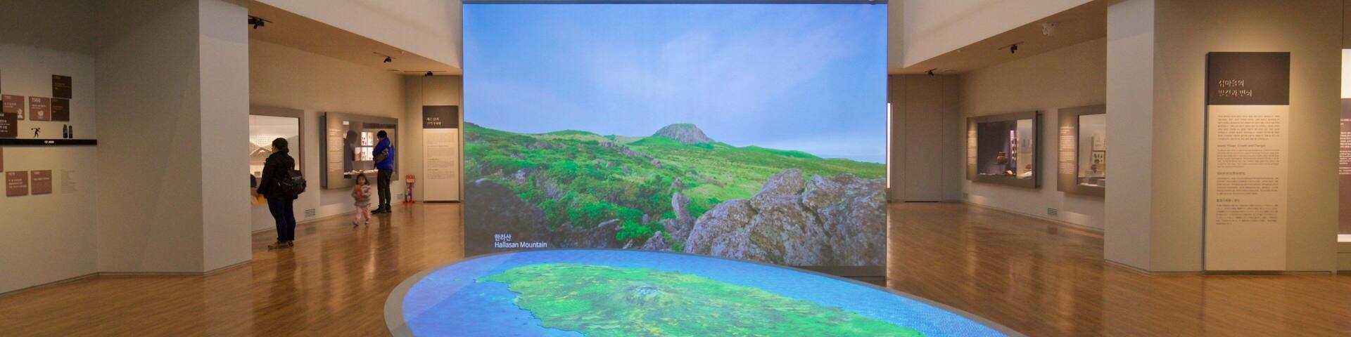 Jeju National Museum showing interior views