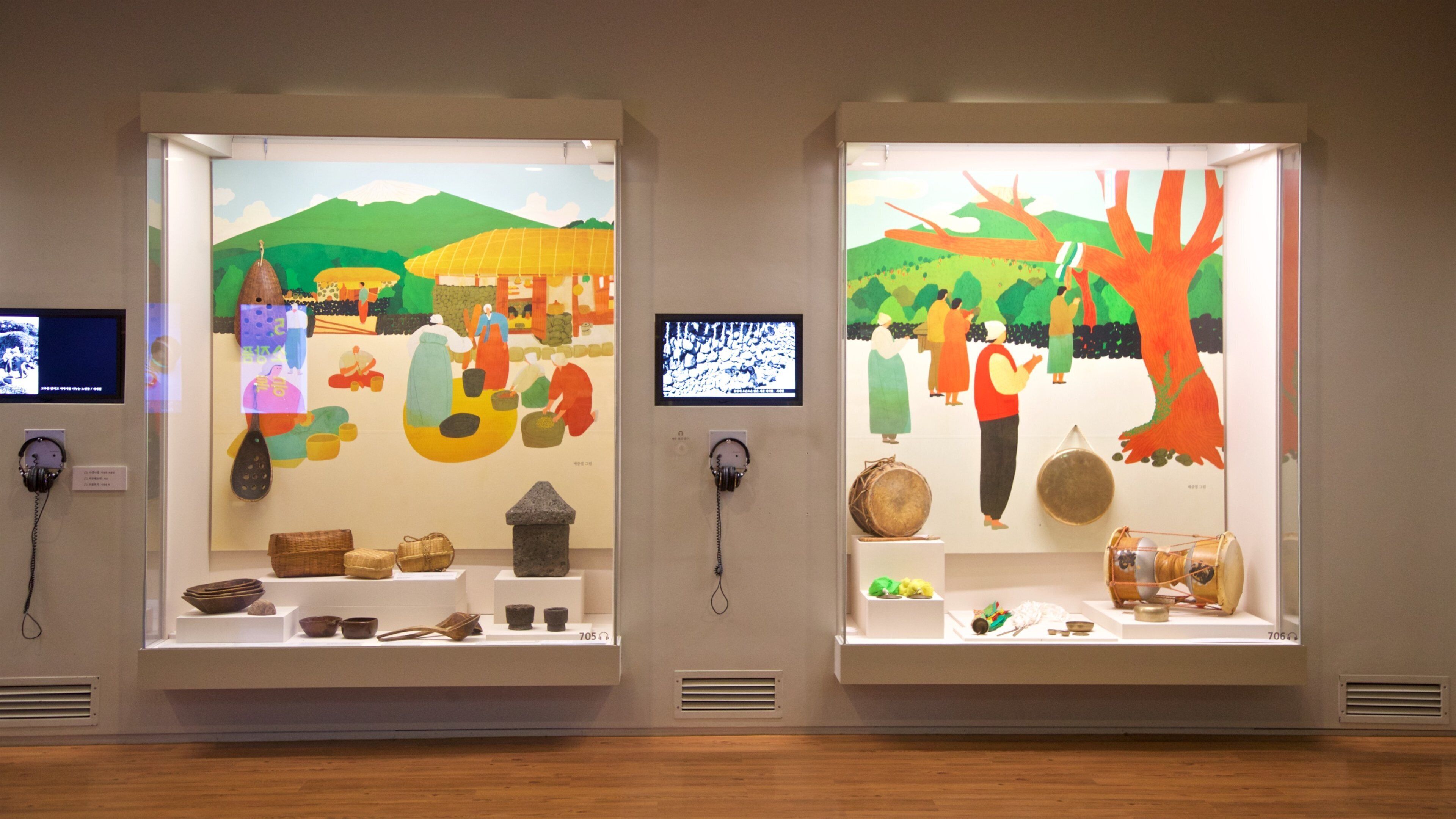 Jeju National Museum which includes interior views