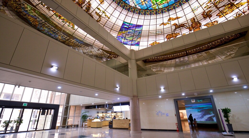 Jeju National Museum which includes interior views