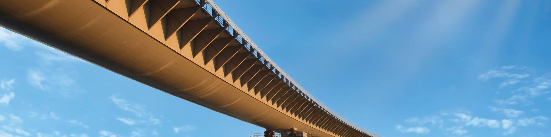 Ushibuka Haiya Bridge with sea and mountain in Amakusa,Kumamoto