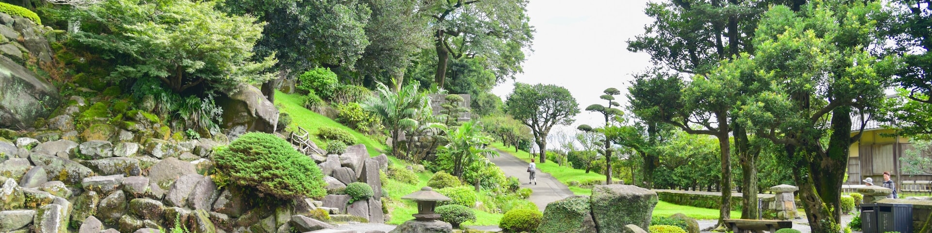 Traditional Japanese Garden Landscape of Senganen Garden in Kagoshima; Shutterstock ID 731916853; purchase_order: SF 06557000; job: ; client: ; other: