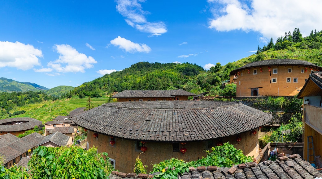 Hakka Earth Building in Fujian Province, China.