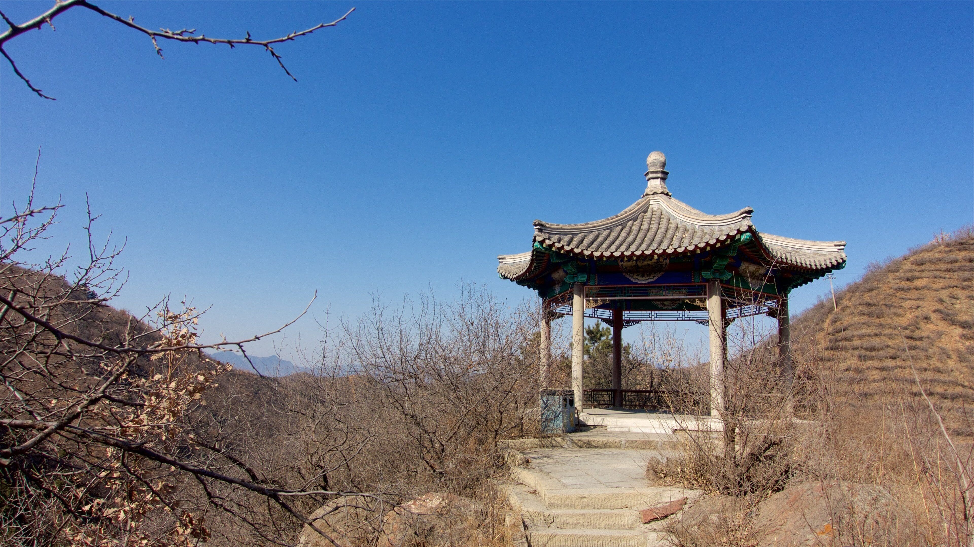 Jinshanling Great Wall fasiliteter samt kulturarv og rolig landskap