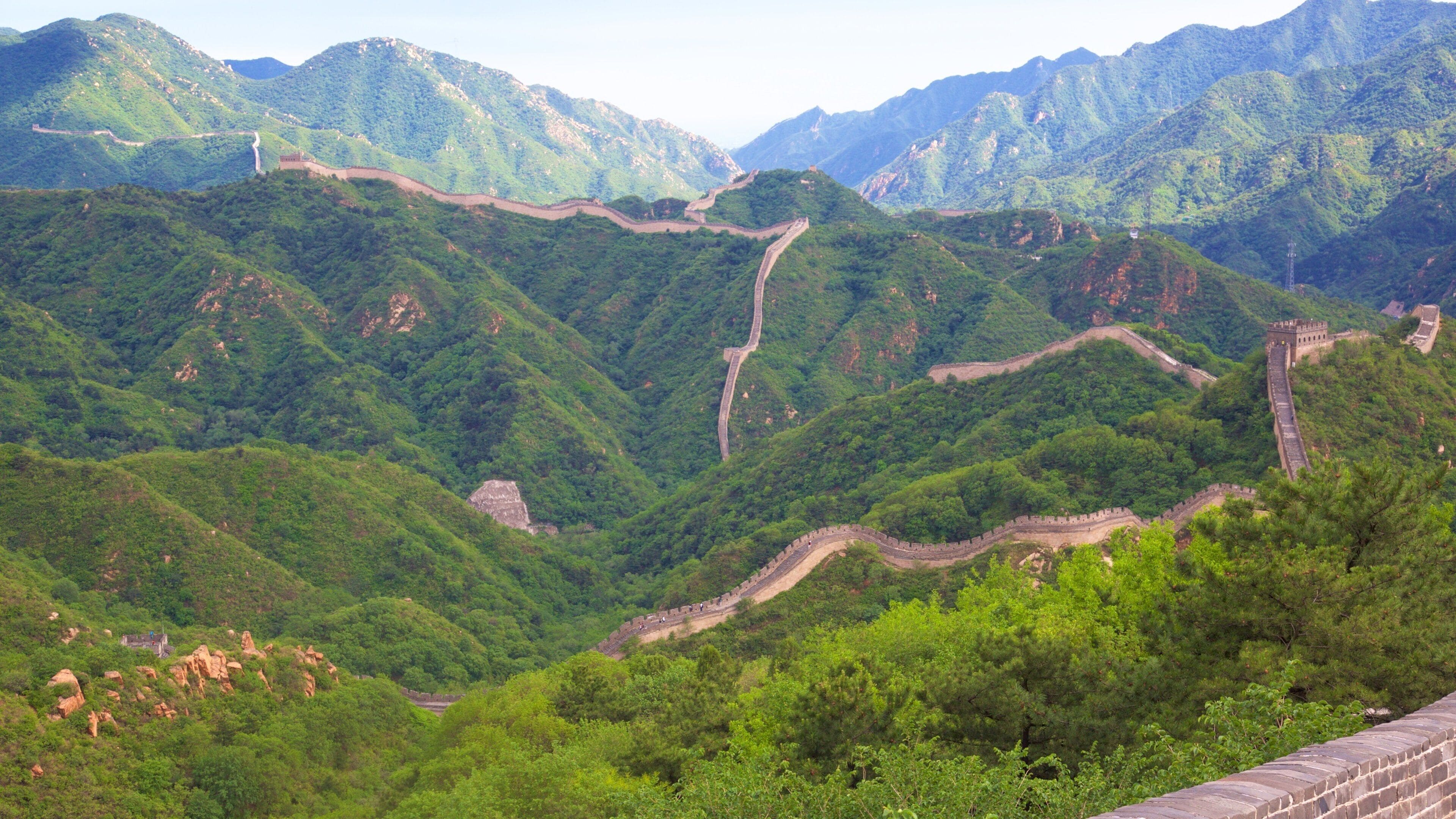Pequim que inclui paisagem, um monumento e elementos de patrimônio