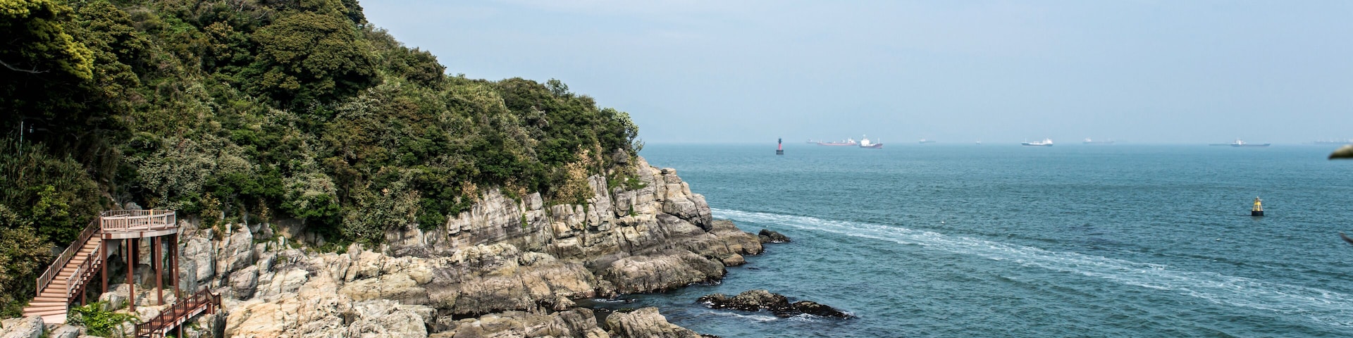 The beautiful island of Korea, Odongdo Island, Sicheong-ro, Yeosu-si, Jeollanam-do, Korea; Shutterstock ID 1084292057; purchase_order: SF 06557000; job: ; client: ; other: