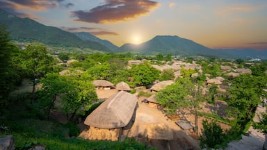 Traditional Korean villages in summer at Nagan Eupseong village