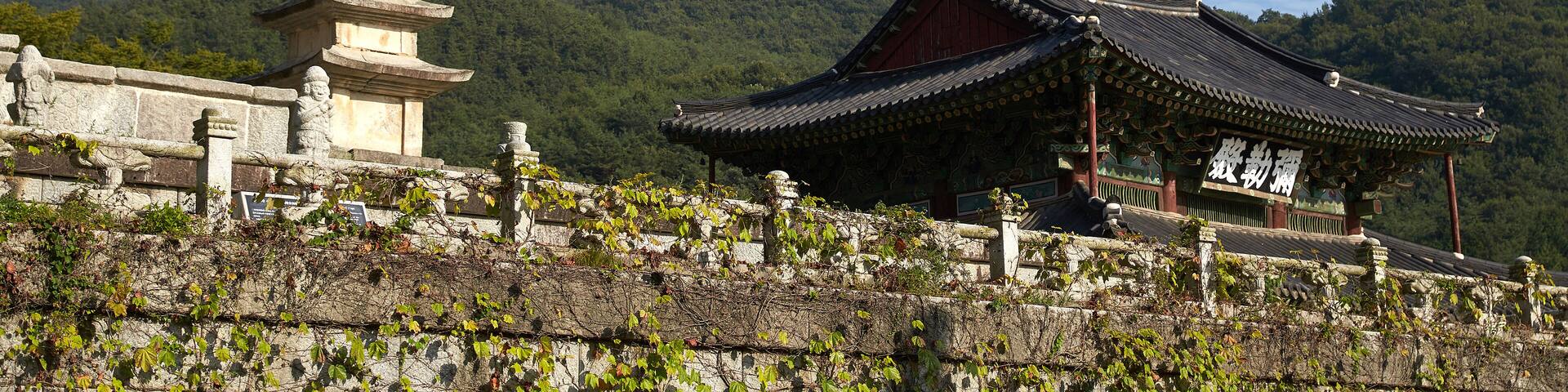 Geumsansa is a famous temple in Gimje-si, Korea.