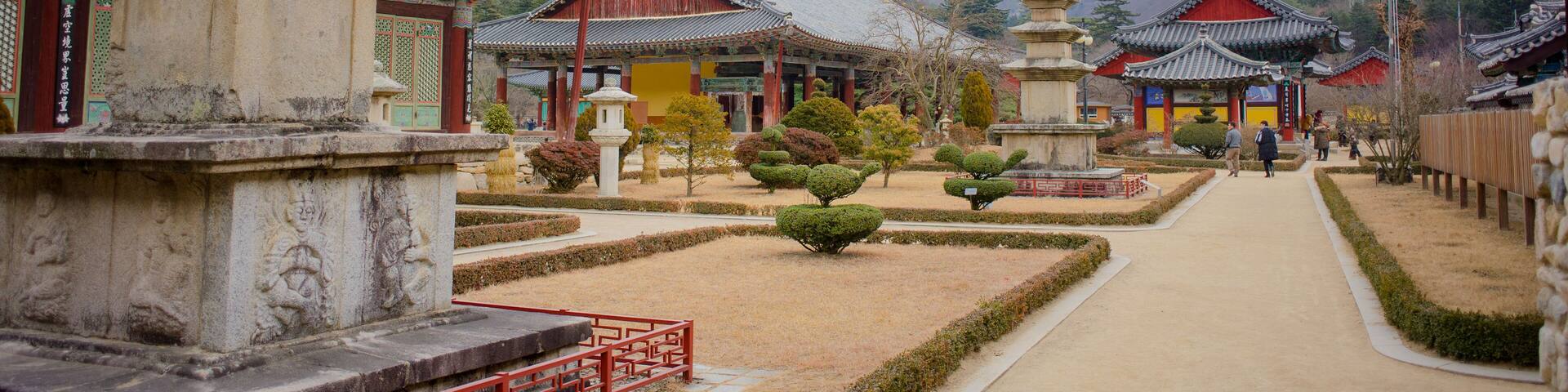 Unmunsa temple is silent and meditative place. Winter makes it more.
