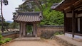 Ogyeonjeongsa House featuring a small town or village and heritage elements