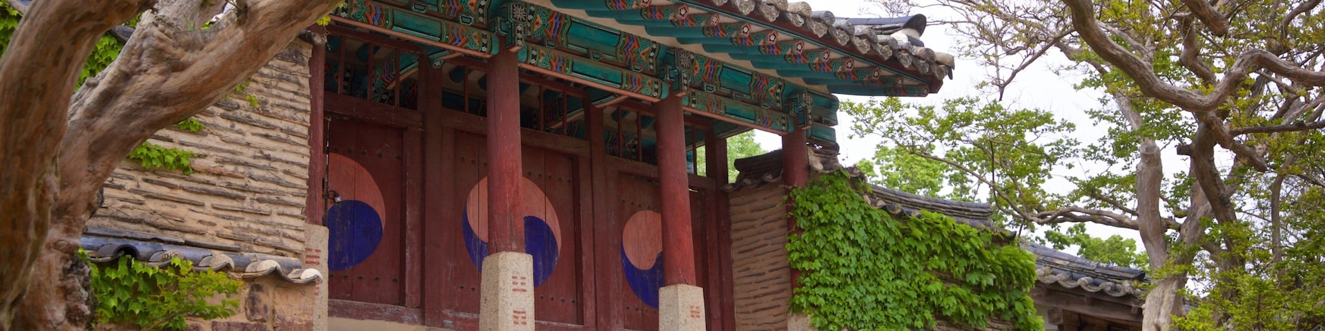 Byeongsanseowon Confucian Academy which includes heritage elements