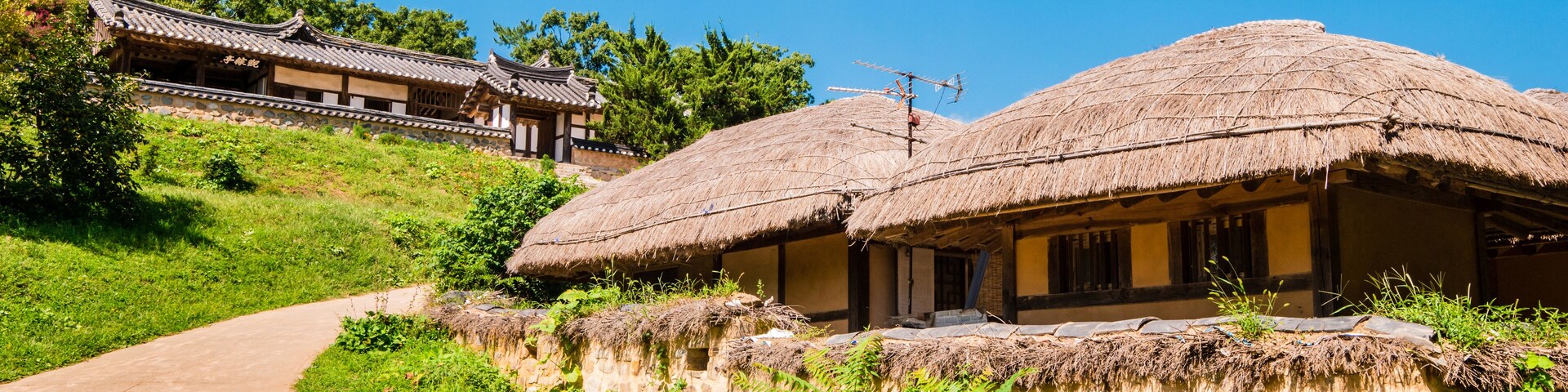 South Korea - gwangajeong Pvillion of Yangdong Folk Village. (Sign board text is gwangajeong name of building); Shutterstock ID 774559018; purchase_order: SF 06557000; job: ; client: ; other: