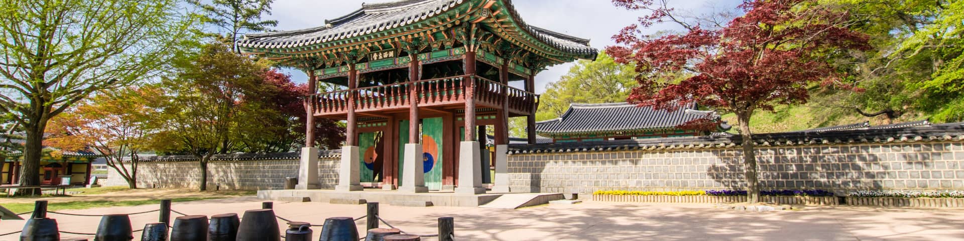 Haemieupseong Fortress in spring - Seosan, Chungcheongnam-do, South Korea.